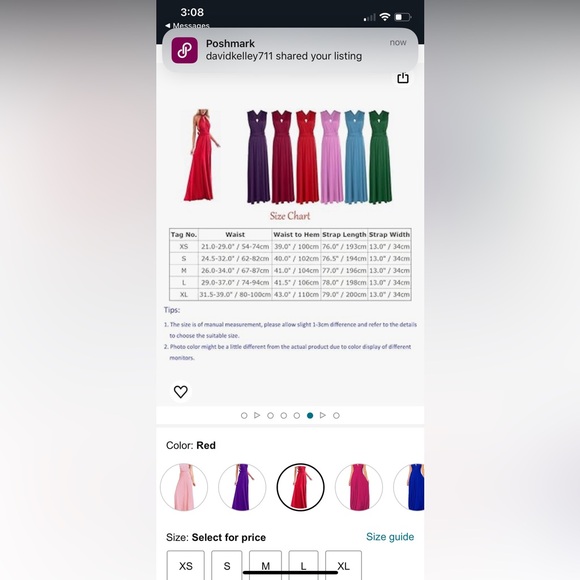 Women Transformer Evening Long Prom Dress Multi-Way Wrap Convertible Maxi Gown - Picture 4 of 4